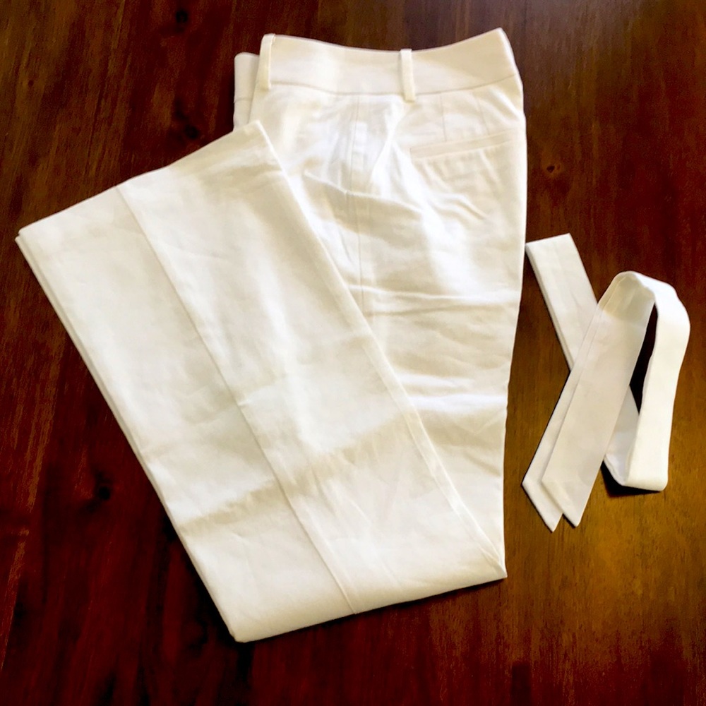 Linen-cotton summer pants